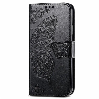 For Samsung Galaxy M15 5G Case Butterfly Pattern PU Leather Hand Strap Wallet Purse Phone Cover