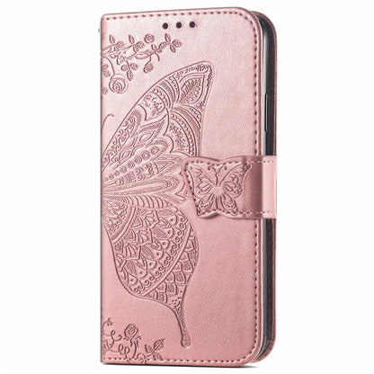 For Samsung Galaxy M15 5G Case Butterfly Pattern PU Leather Hand Strap Wallet Purse Phone Cover