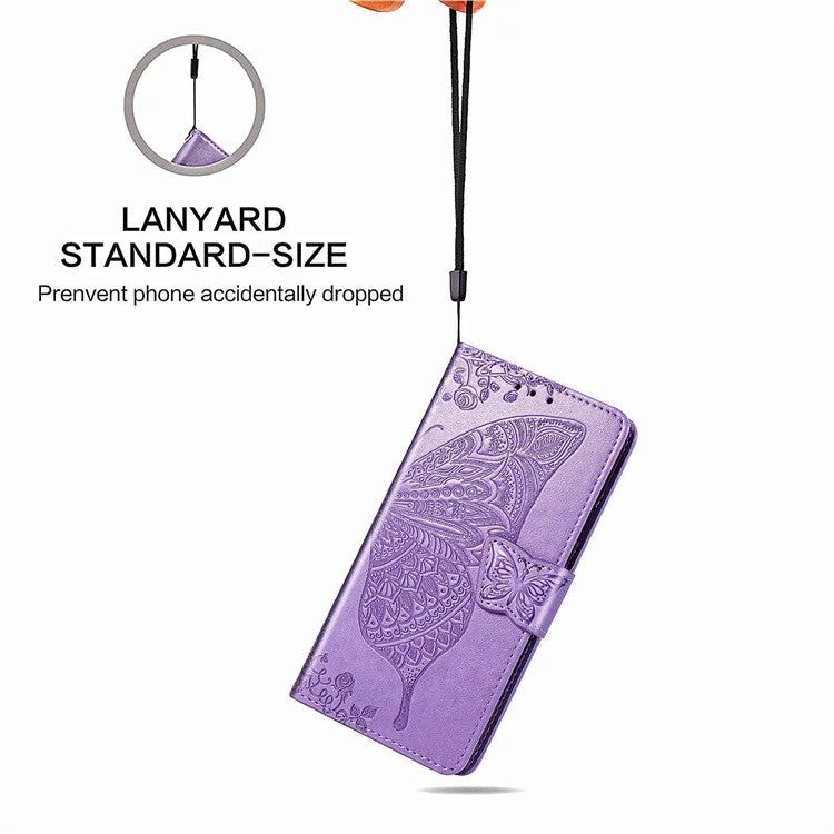 For TECNO Spark 20 Pro Case Butterfly Pattern Flip Folio PU Leather Phone Cover