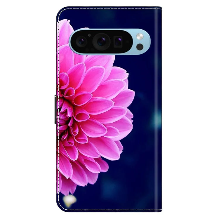 For Google Pixel 9 / Pixel 9 Pro Case Card Holder 3D Pattern PU Leather Protective Phone Cover