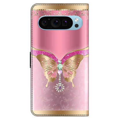 For Google Pixel 9 Pro XL Case Stand 3D Pattern PU Leather Flip Wallet Phone Cover