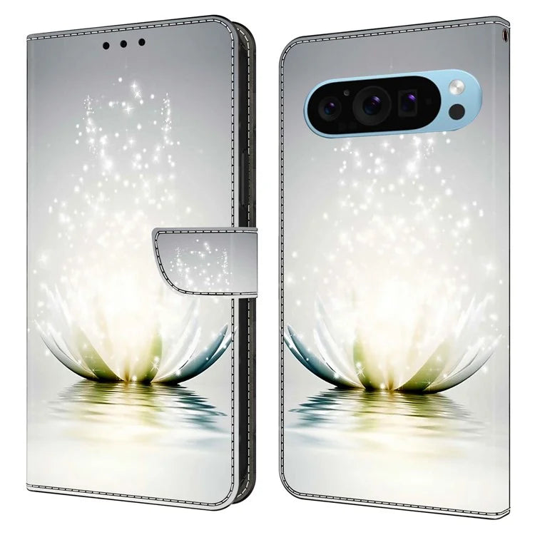 For Google Pixel 9 Pro XL Case Stand 3D Pattern PU Leather Flip Wallet Phone Cover