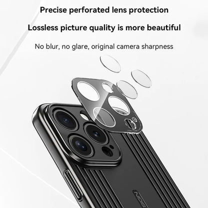 For iPhone 15 Pro Max Case Camera Lens Protection Hard PC Electroplating Phone Cover