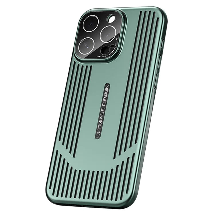 For iPhone 15 Pro Max Case Camera Lens Protection Hard PC Electroplating Phone Cover