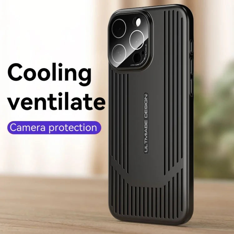 For iPhone 15 Pro Max Case Camera Lens Protection Hard PC Electroplating Phone Cover