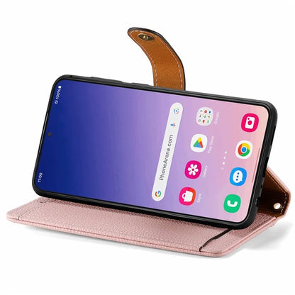 For Samsung Galaxy S24+ Leather Case RFID Blocking Zipper Walet Phone Cover