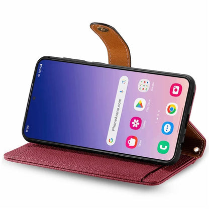For Samsung Galaxy S24+ Leather Case RFID Blocking Zipper Walet Phone Cover