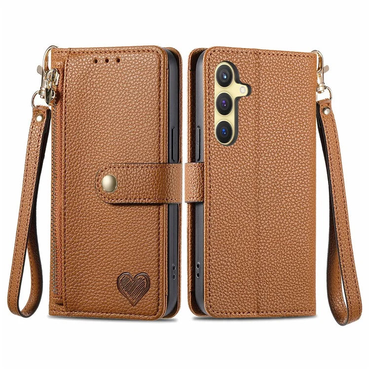 For Samsung Galaxy S24 Wallet Case RFID Blocking Leather Phone Cover