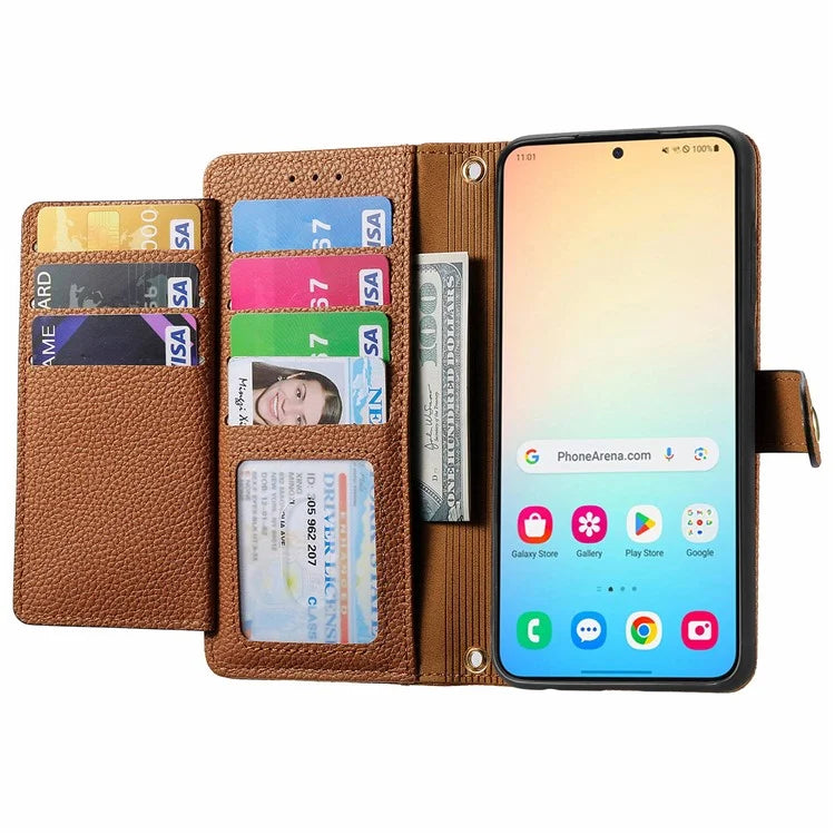 For Samsung Galaxy S24 Wallet Case RFID Blocking Leather Phone Cover