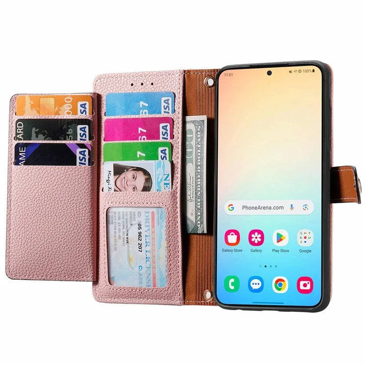 For Samsung Galaxy S24 Wallet Case RFID Blocking Leather Phone Cover