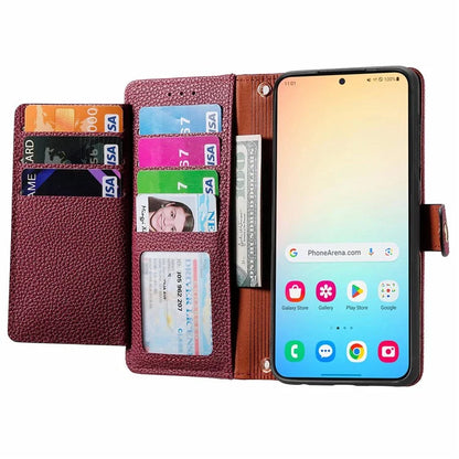 For Samsung Galaxy S24 Wallet Case RFID Blocking Leather Phone Cover