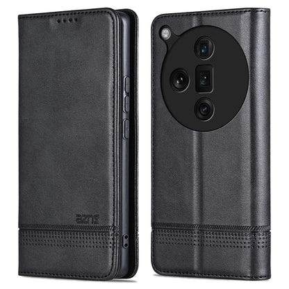 AZNS For Oppo Find X7 Ultra Wallet Case PU Leather Phone Cover Magnetic Closing