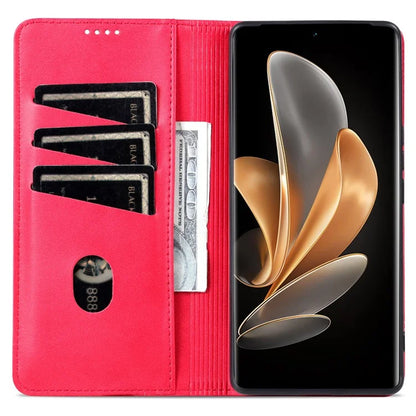 AZNS For Oppo Find X7 Ultra Wallet Case PU Leather Phone Cover Magnetic Closing