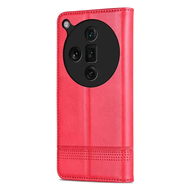AZNS For Oppo Find X7 Ultra Wallet Case PU Leather Phone Cover Magnetic Closing