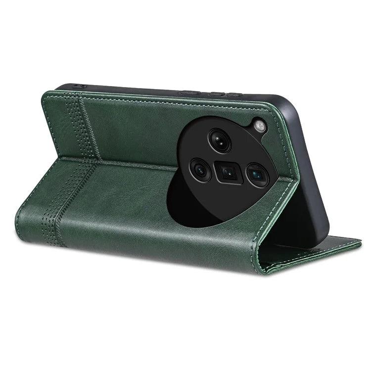 AZNS For Oppo Find X7 Ultra Wallet Case PU Leather Phone Cover Magnetic Closing