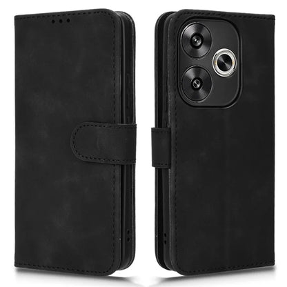 For Xiaomi Redmi Turbo 3 5G / Poco F6 5G Case Skin Touch Feeling Leather Wallet Stand Phone Cover