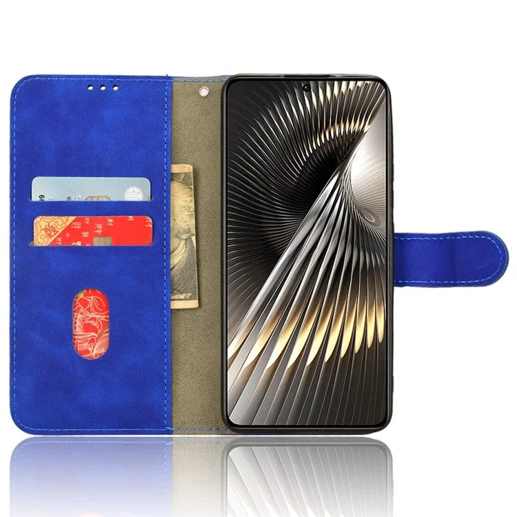 For Xiaomi Redmi Turbo 3 5G / Poco F6 5G Case Skin Touch Feeling Leather Wallet Stand Phone Cover