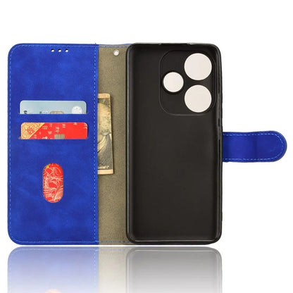 For Xiaomi Redmi Turbo 3 5G / Poco F6 5G Case Skin Touch Feeling Leather Wallet Stand Phone Cover