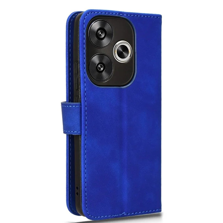 For Xiaomi Redmi Turbo 3 5G / Poco F6 5G Case Skin Touch Feeling Leather Wallet Stand Phone Cover