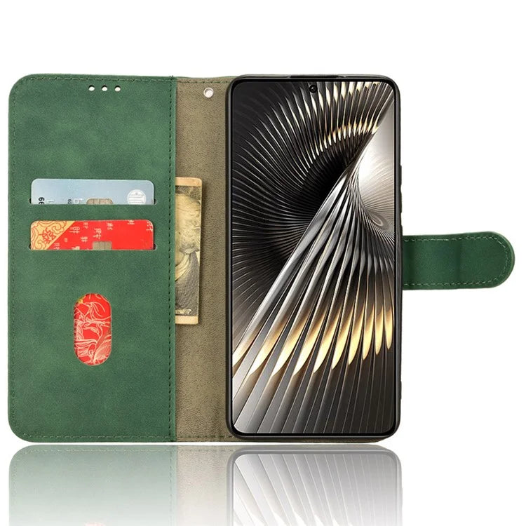 For Xiaomi Redmi Turbo 3 5G / Poco F6 5G Case Skin Touch Feeling Leather Wallet Stand Phone Cover