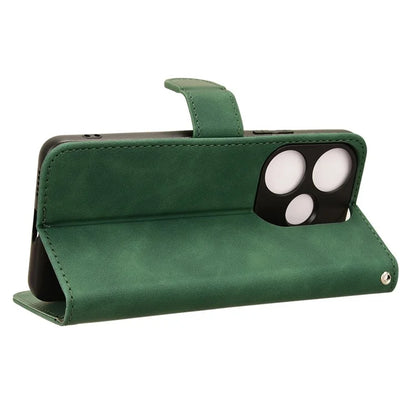 For Xiaomi Redmi Turbo 3 5G / Poco F6 5G Case Skin Touch Feeling Leather Wallet Stand Phone Cover
