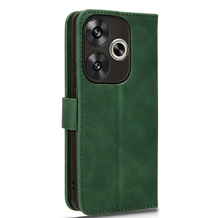 For Xiaomi Redmi Turbo 3 5G / Poco F6 5G Case Skin Touch Feeling Leather Wallet Stand Phone Cover
