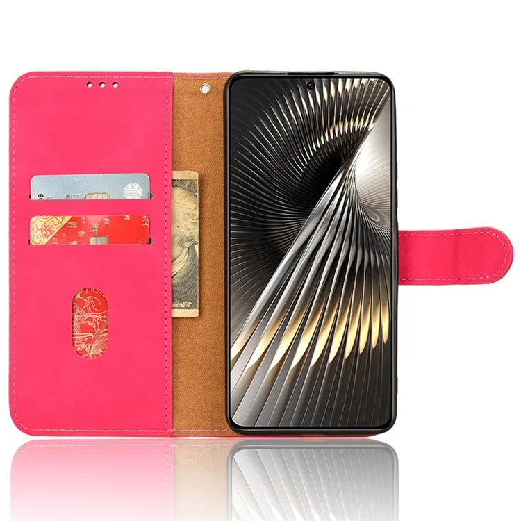 For Xiaomi Redmi Turbo 3 5G / Poco F6 5G Case Skin Touch Feeling Leather Wallet Stand Phone Cover