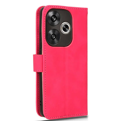 For Xiaomi Redmi Turbo 3 5G / Poco F6 5G Case Skin Touch Feeling Leather Wallet Stand Phone Cover