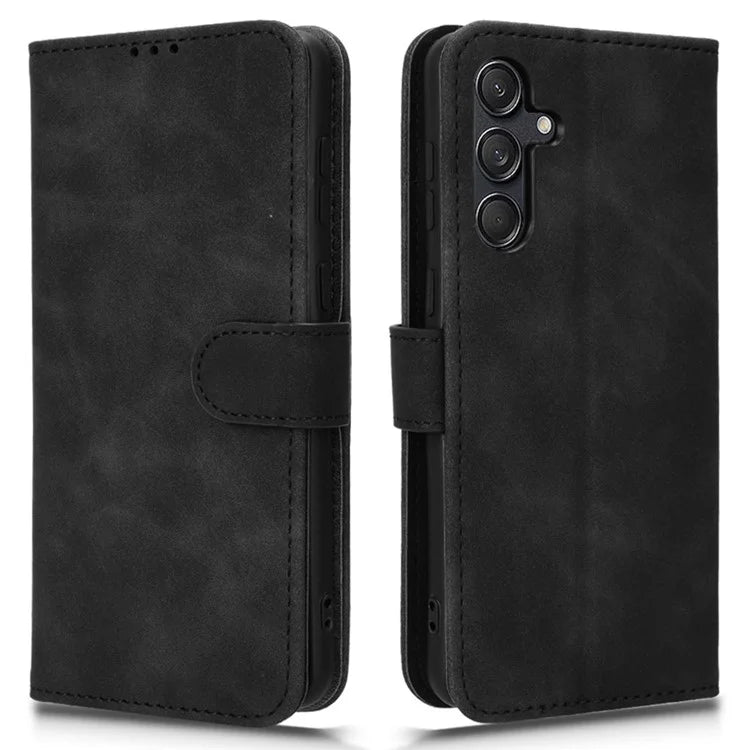 For Samsung Galaxy M55 5G / C55 5G / F55 5G Case PU Leather Wallet Flip Phone Cover Skin-Touch Texture