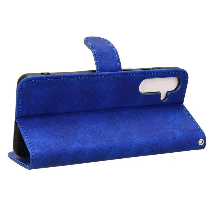 For Samsung Galaxy M55 5G / C55 5G / F55 5G Case PU Leather Wallet Flip Phone Cover Skin-Touch Texture
