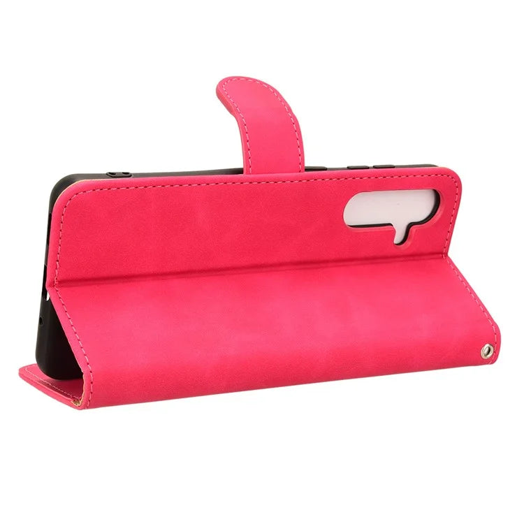 For Samsung Galaxy M55 5G / C55 5G / F55 5G Case PU Leather Wallet Flip Phone Cover Skin-Touch Texture