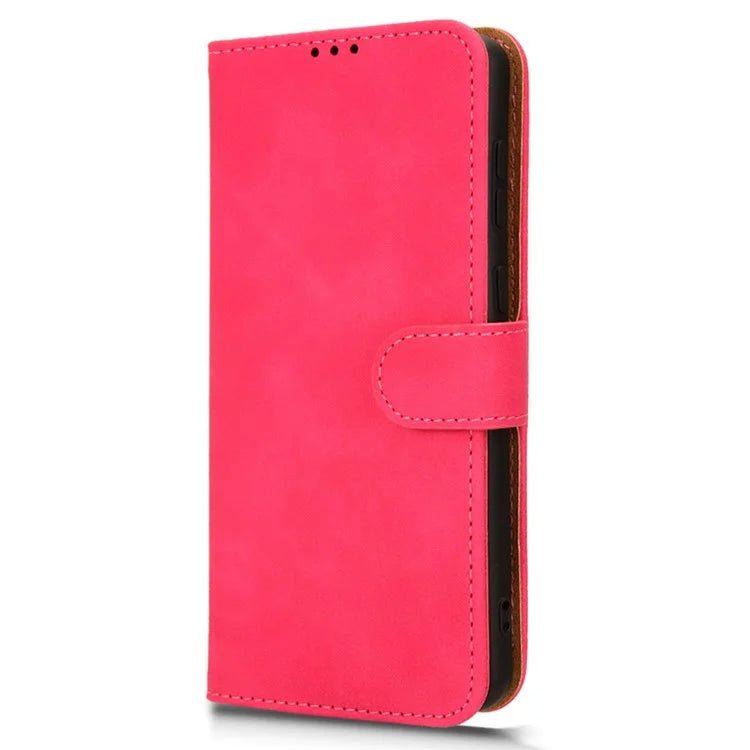 For Samsung Galaxy M55 5G / C55 5G / F55 5G Case PU Leather Wallet Flip Phone Cover Skin-Touch Texture