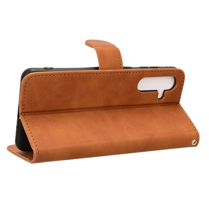 For Samsung Galaxy M55 5G / C55 5G / F55 5G Case PU Leather Wallet Flip Phone Cover Skin-Touch Texture
