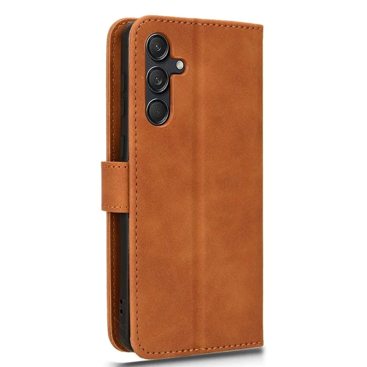 For Samsung Galaxy M55 5G / C55 5G / F55 5G Case PU Leather Wallet Flip Phone Cover Skin-Touch Texture