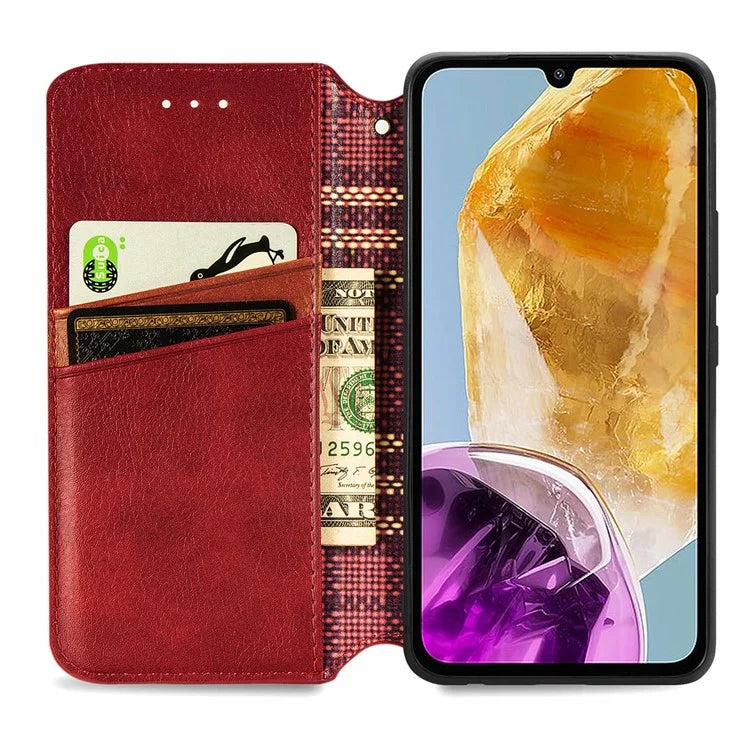 For Samsung Galaxy M15 5G Wholesale Phone Cases Wallet Stand Leather Phone Cover