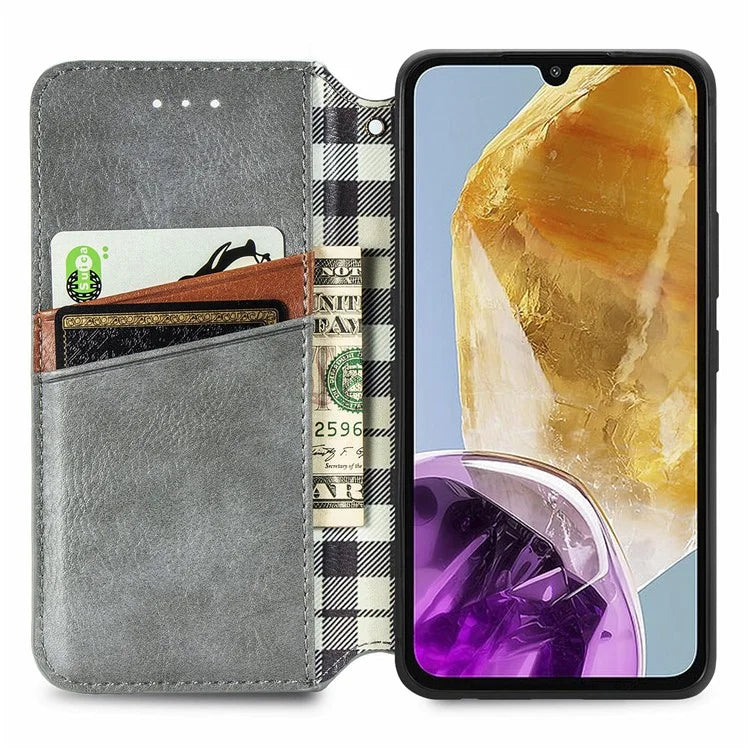 For Samsung Galaxy M15 5G Wholesale Phone Cases Wallet Stand Leather Phone Cover
