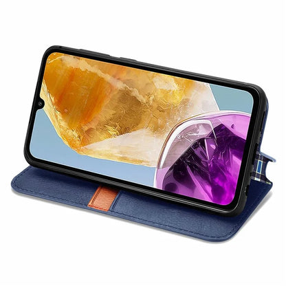 For Samsung Galaxy M15 5G Wholesale Phone Cases Wallet Stand Leather Phone Cover