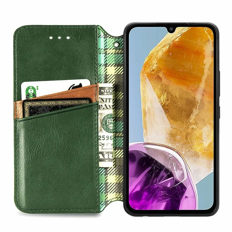 For Samsung Galaxy M15 5G Wholesale Phone Cases Wallet Stand Leather Phone Cover