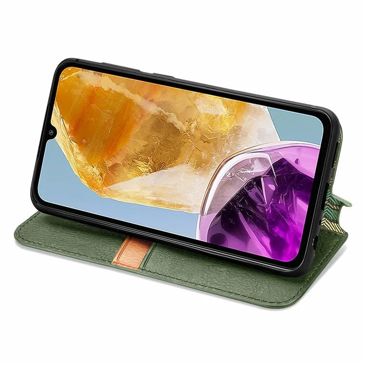 For Samsung Galaxy M15 5G Wholesale Phone Cases Wallet Stand Leather Phone Cover