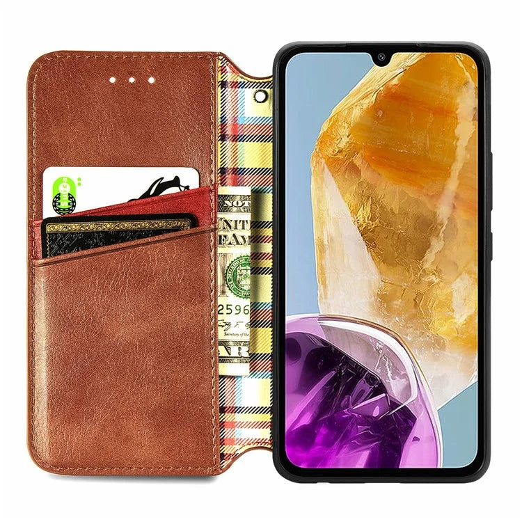 For Samsung Galaxy M15 5G Wholesale Phone Cases Wallet Stand Leather Phone Cover