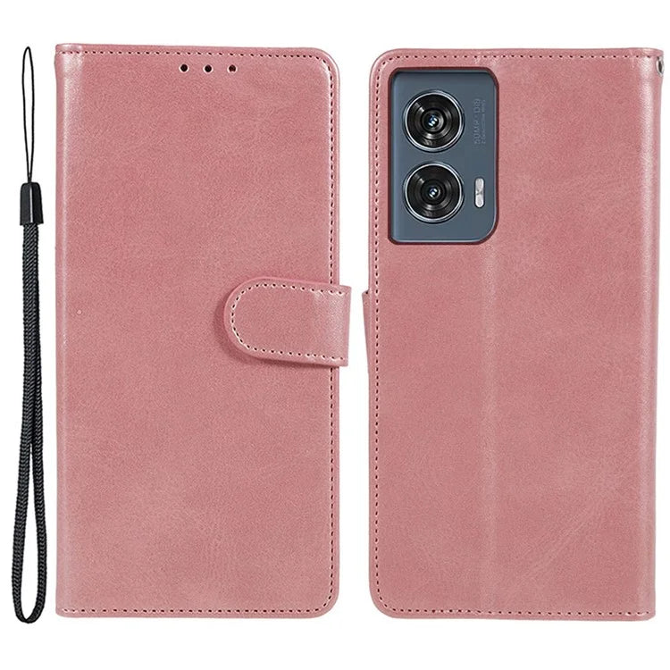 Shockproof Cover for Motorola Edge 50 Fusion Case Magnetic Calf Texture Wallet Phone Shell