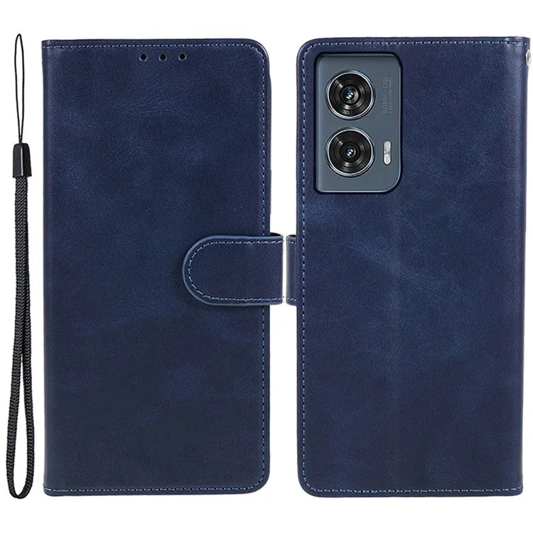 Shockproof Cover for Motorola Edge 50 Fusion Case Magnetic Calf Texture Wallet Phone Shell