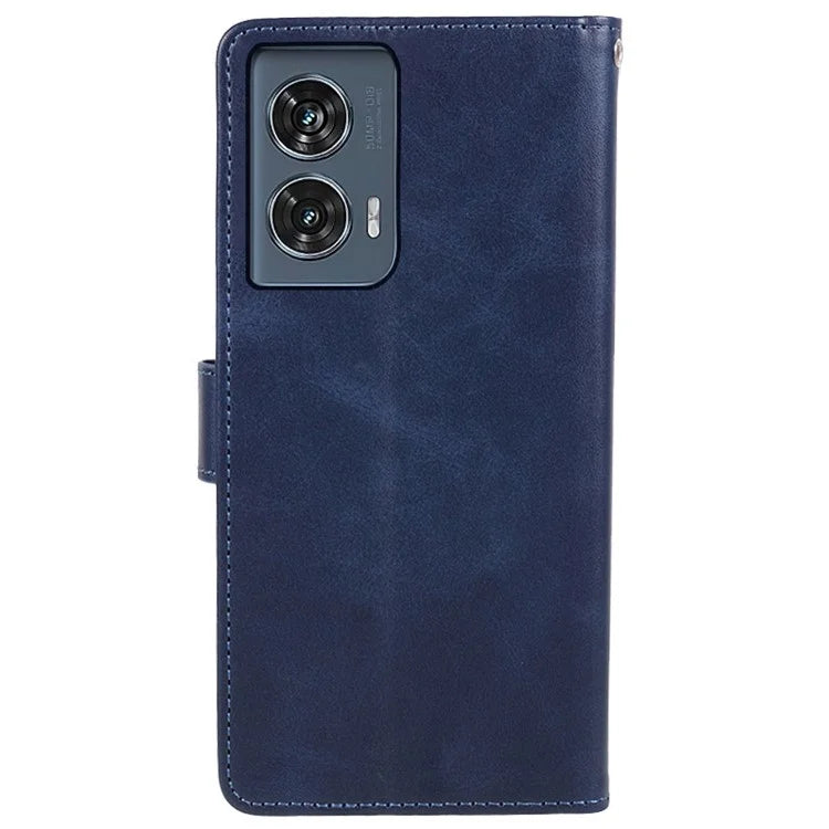 Shockproof Cover for Motorola Edge 50 Fusion Case Magnetic Calf Texture Wallet Phone Shell
