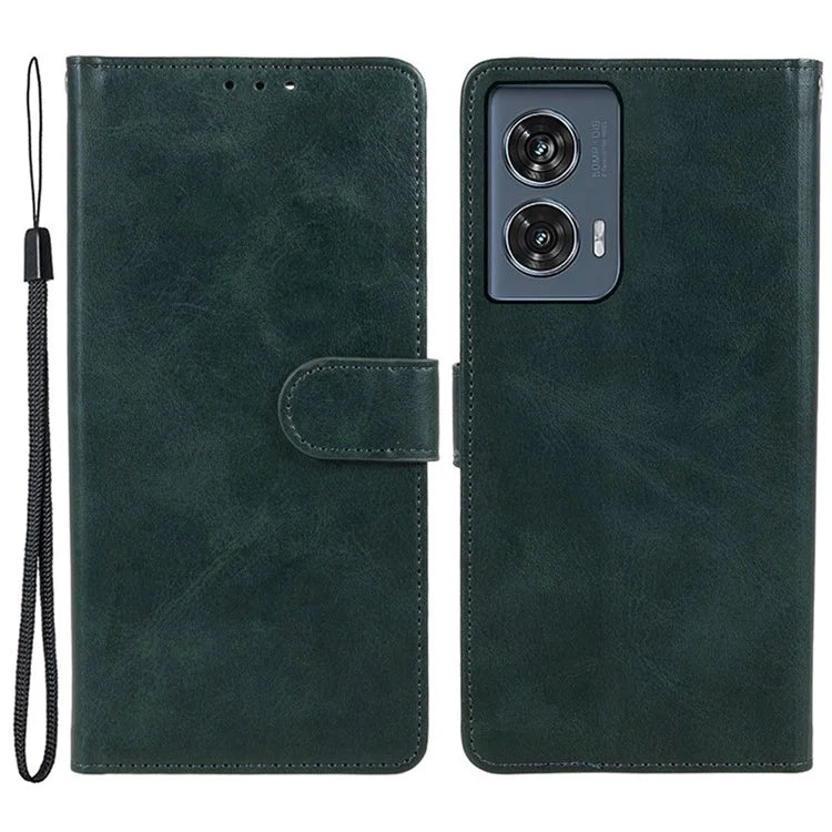 Shockproof Cover for Motorola Edge 50 Fusion Case Magnetic Calf Texture Wallet Phone Shell