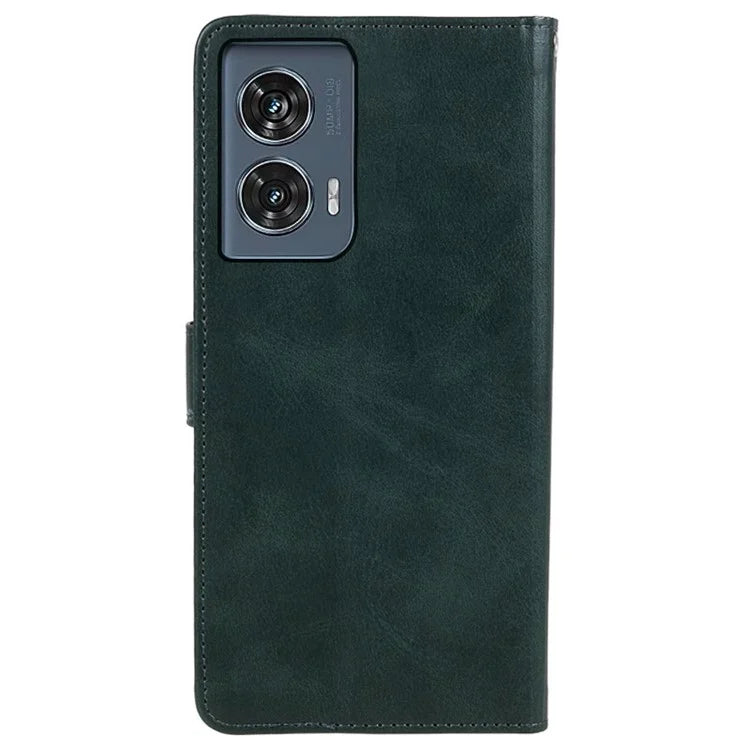 Shockproof Cover for Motorola Edge 50 Fusion Case Magnetic Calf Texture Wallet Phone Shell