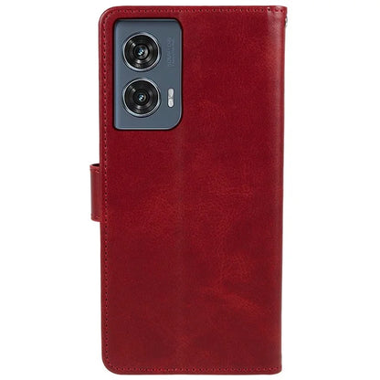 Shockproof Cover for Motorola Edge 50 Fusion Case Magnetic Calf Texture Wallet Phone Shell