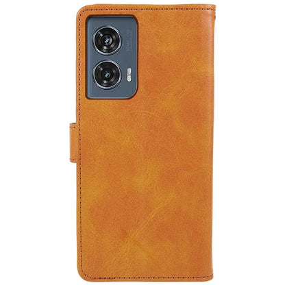 Shockproof Cover for Motorola Edge 50 Fusion Case Magnetic Calf Texture Wallet Phone Shell
