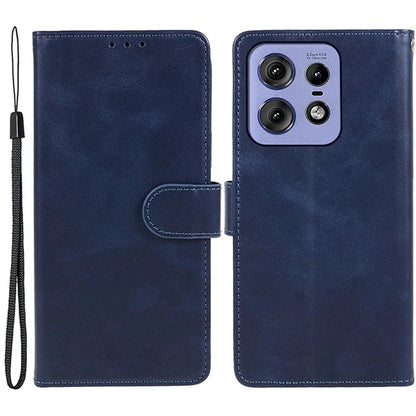 Shockproof Cover for Motorola Edge 50 Pro 5G Case Magnetic Calf Texture Wallet Phone Shell
