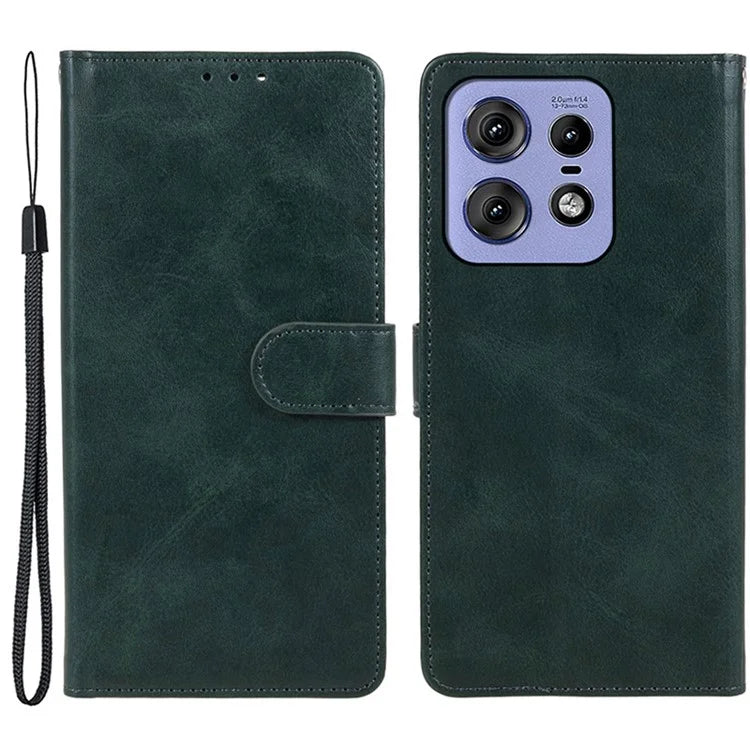 Shockproof Cover for Motorola Edge 50 Pro 5G Case Magnetic Calf Texture Wallet Phone Shell