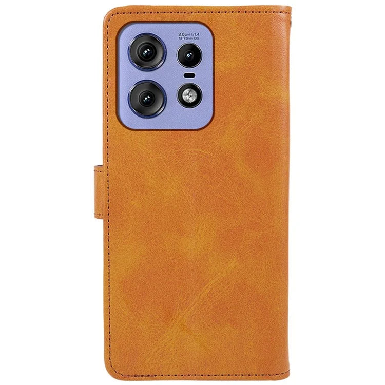 Shockproof Cover for Motorola Edge 50 Pro 5G Case Magnetic Calf Texture Wallet Phone Shell